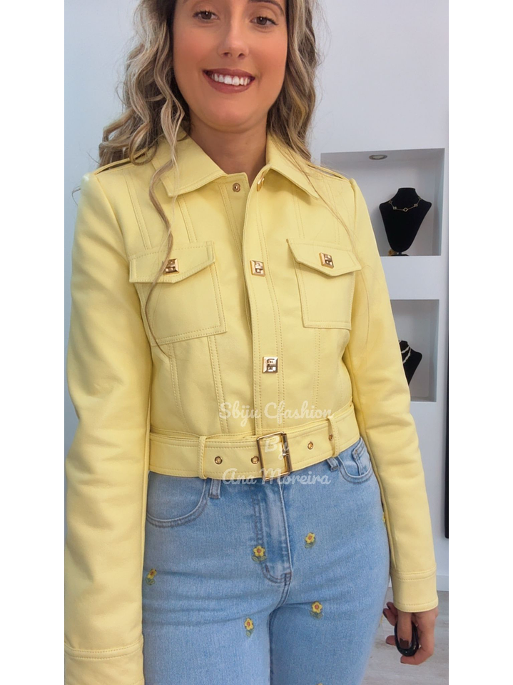 Casaca em Ecopele com Cinto 9