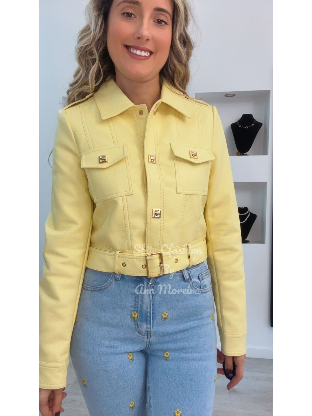 Casaca em Ecopele com Cinto 8