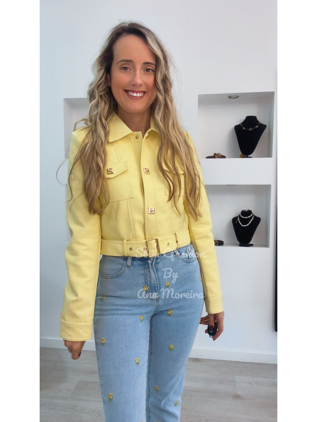 Casaca em Ecopele com Cinto 1