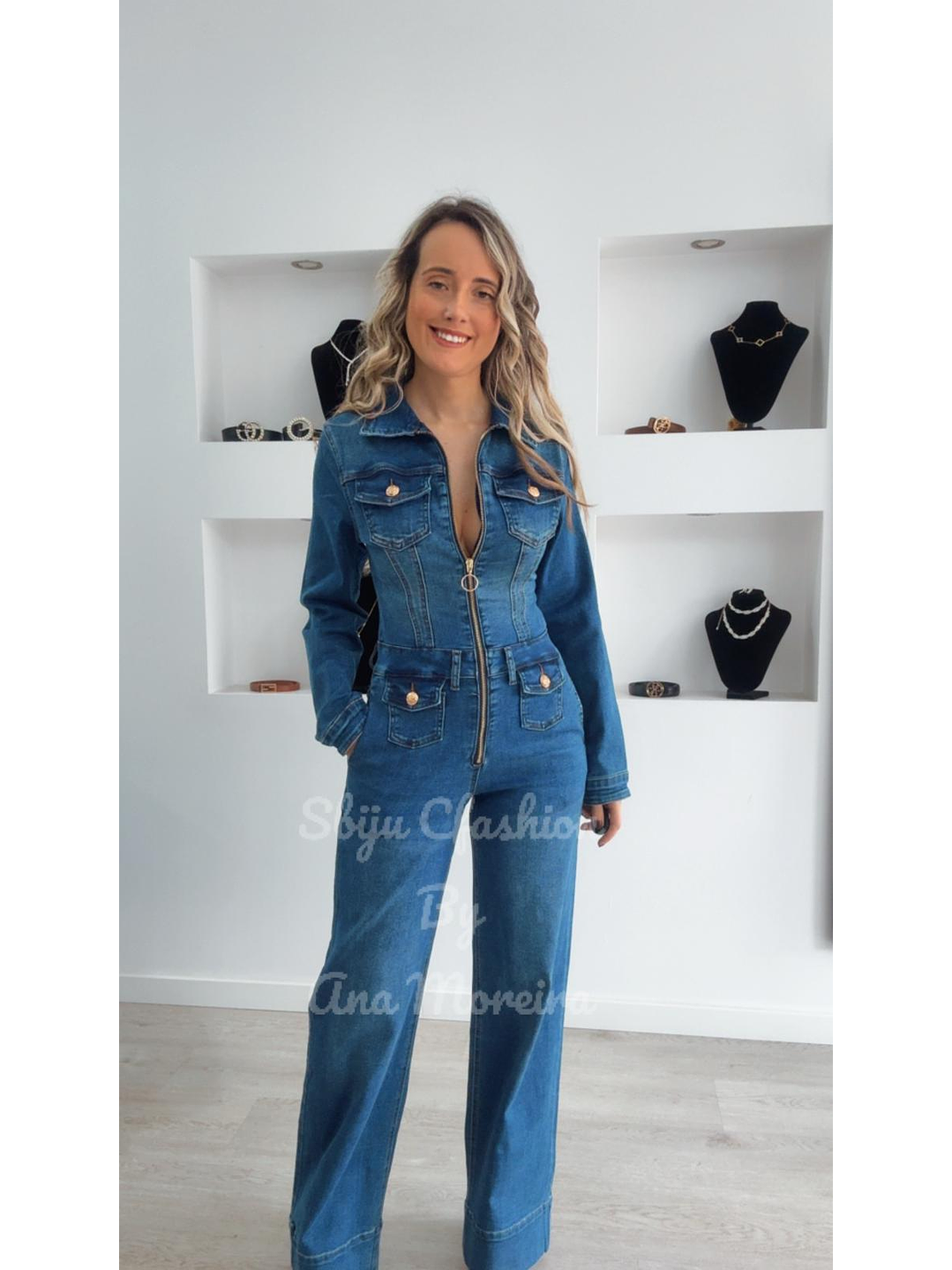 Macacão de Ganga de Manga Comprida 1