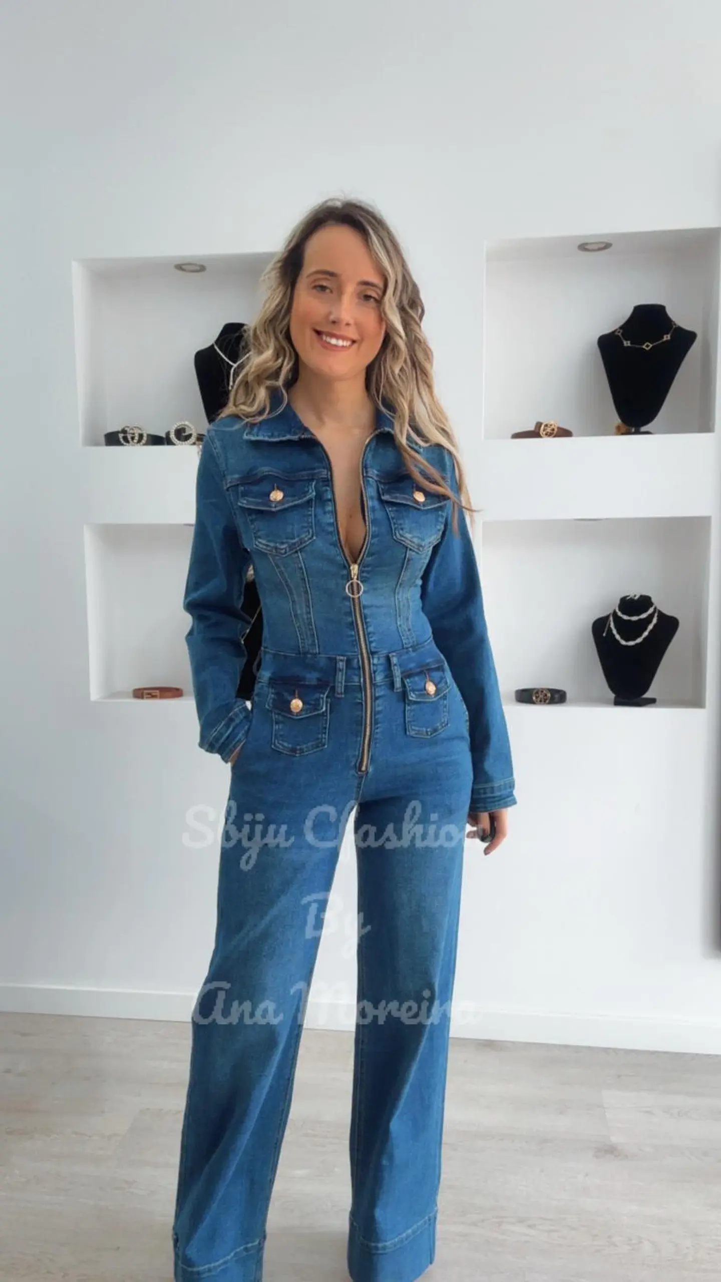 Macacão de Ganga de Manga Comprida 1