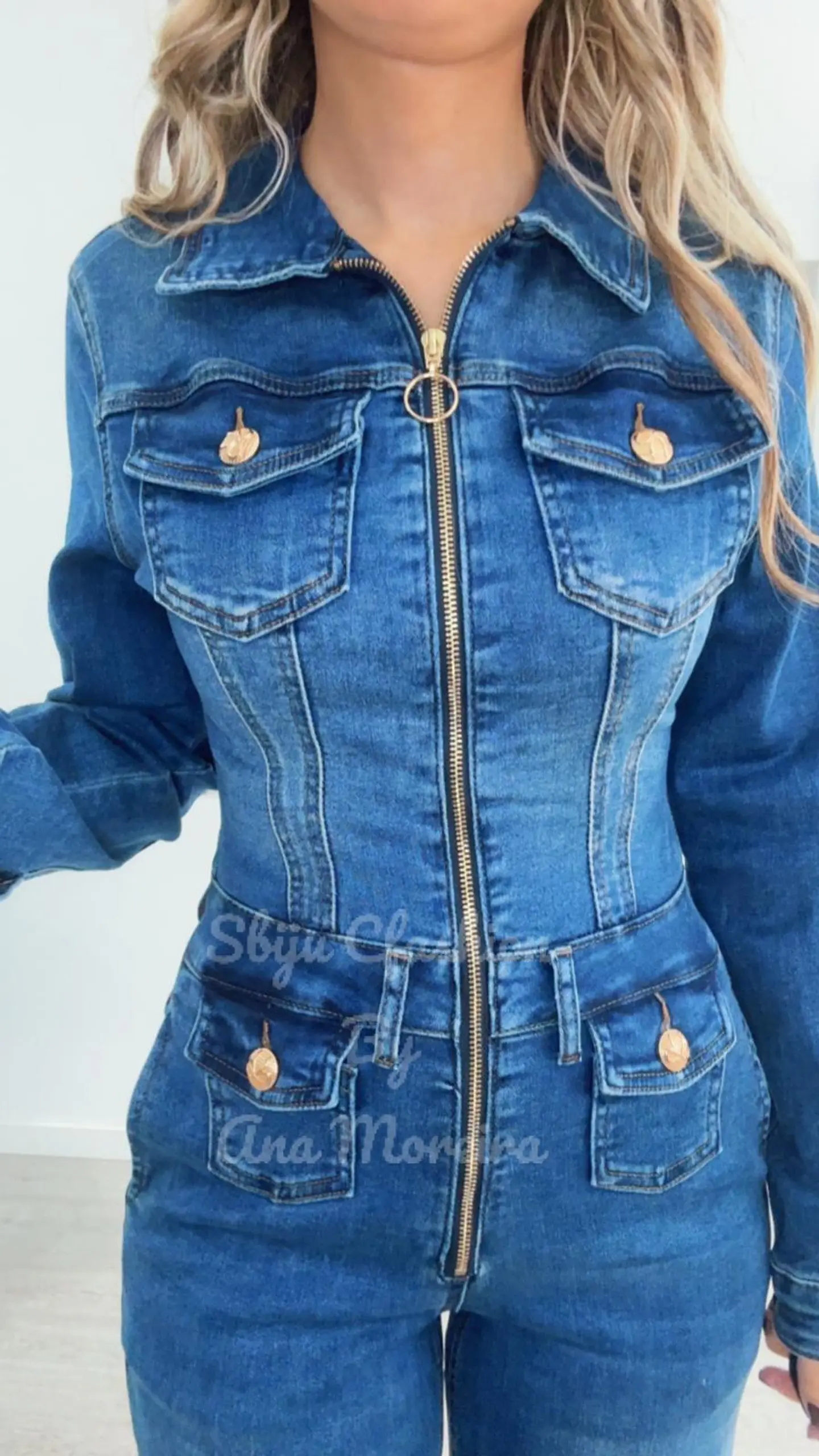 Macacão de Ganga de Manga Comprida 5