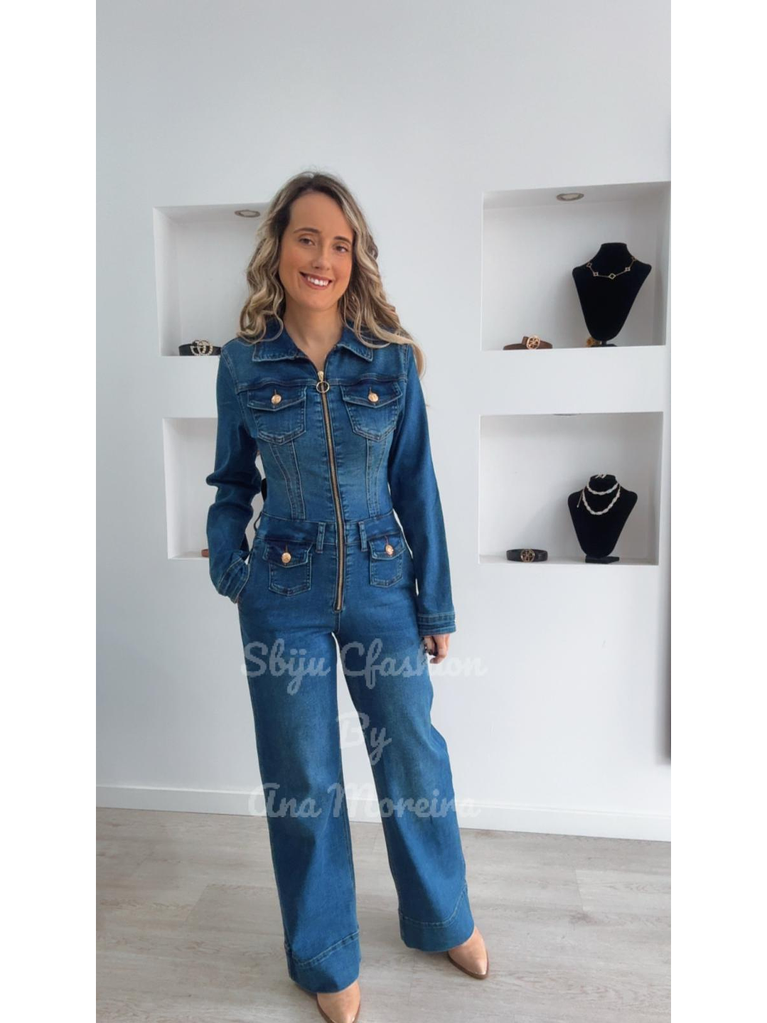 Macacão de Ganga de Manga Comprida 8