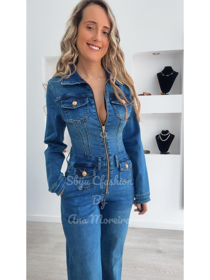 Macacão de Ganga de Manga Comprida 3