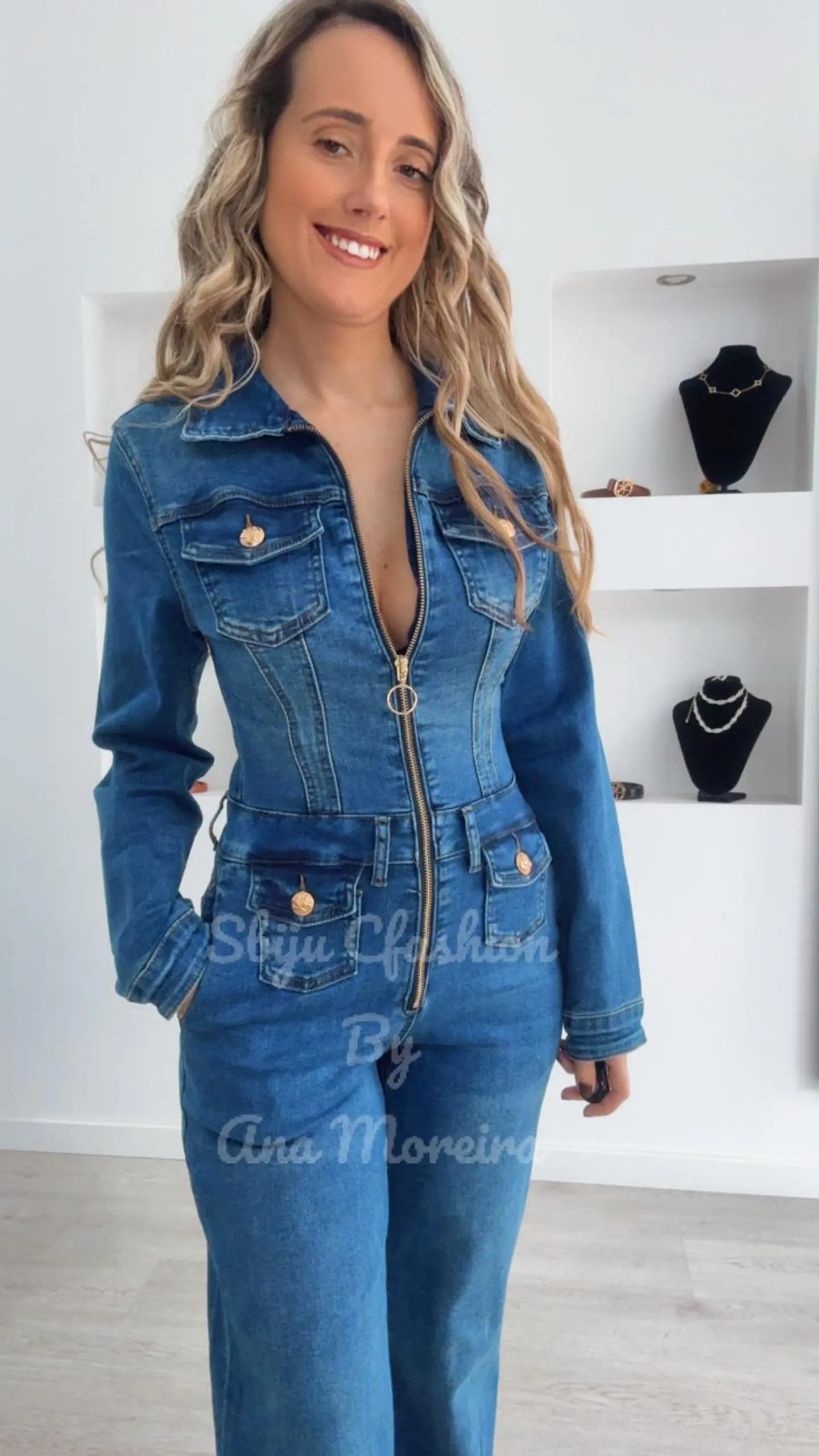 Macacão de Ganga de Manga Comprida 3