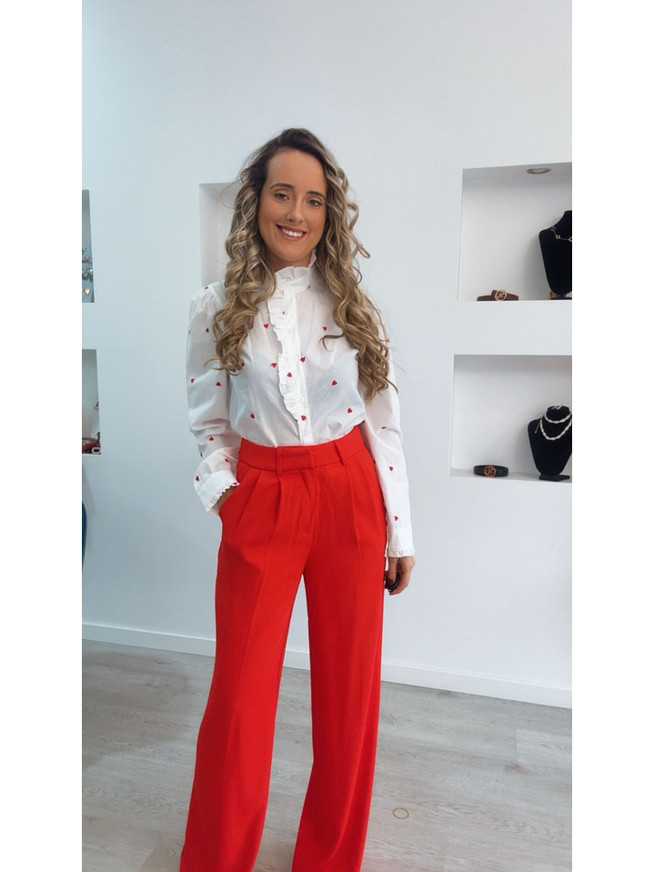 Camisa Branca com Corações 3