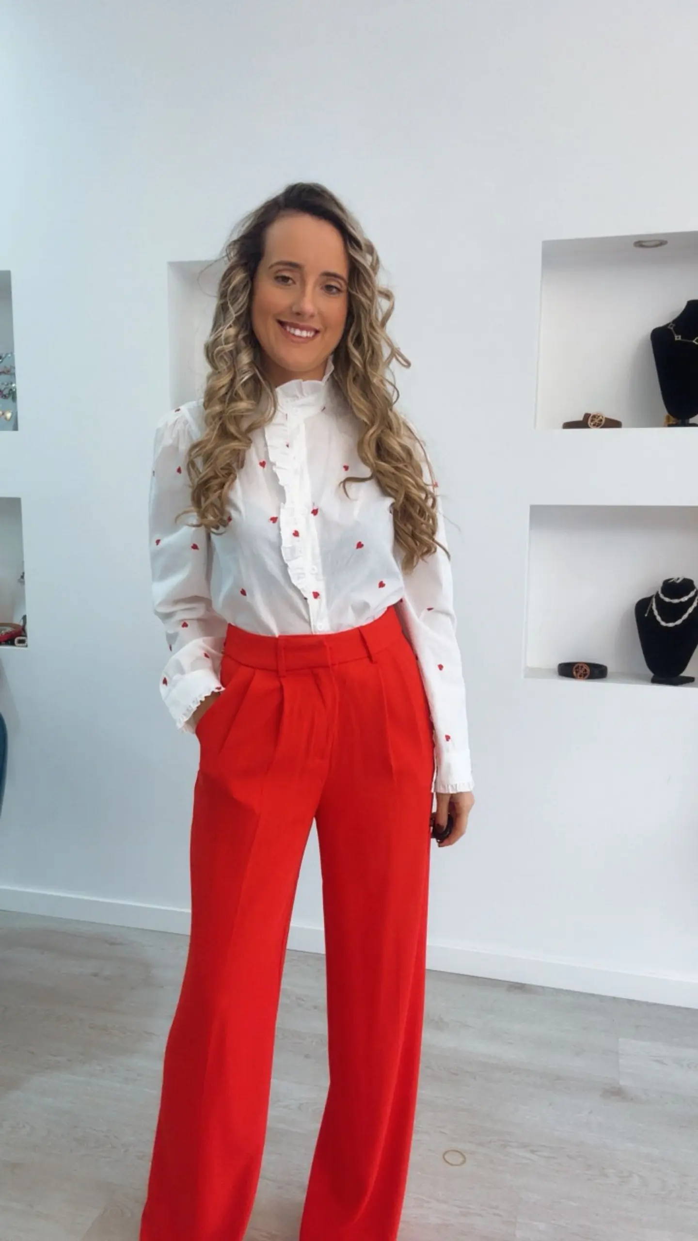 Camisa Branca com Corações 3