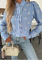 Camisa com Detalhes em Bege e Folho - vignette 9