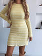 Vestido justo com abertura nas costas - TU - Thumbnail 1