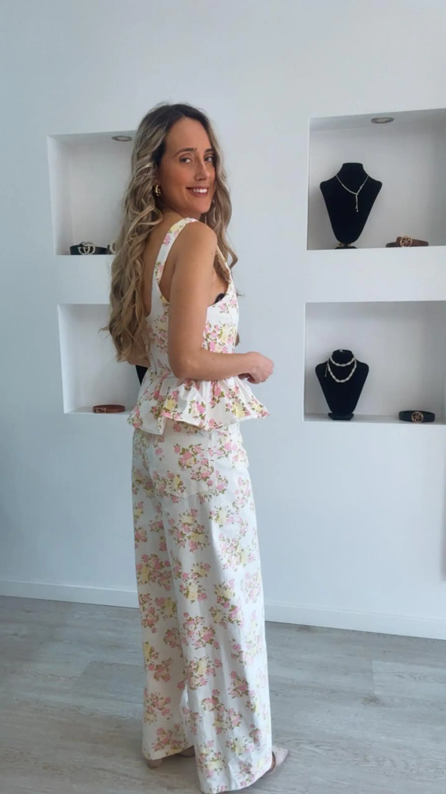 Conjunto top e calça estampado da Lumina 2