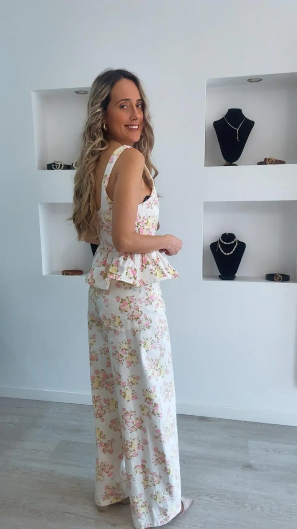 Conjunto top e calça estampado da Lumina 2