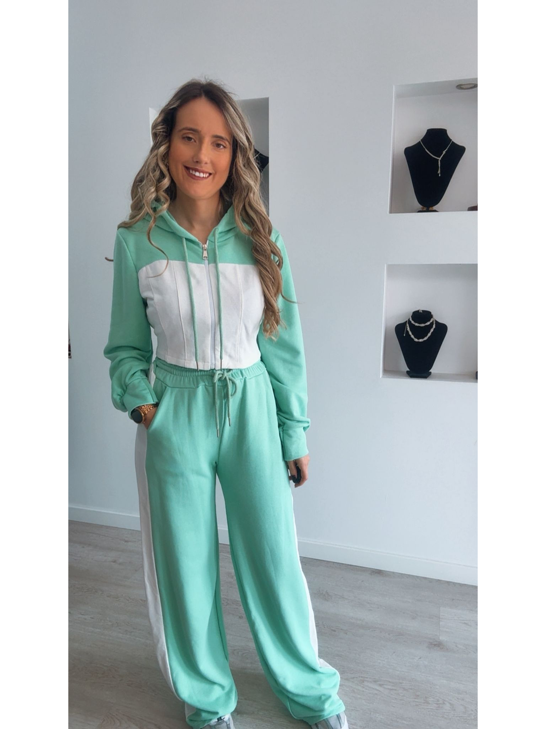 Fato de treino com casaco curto - TU 13