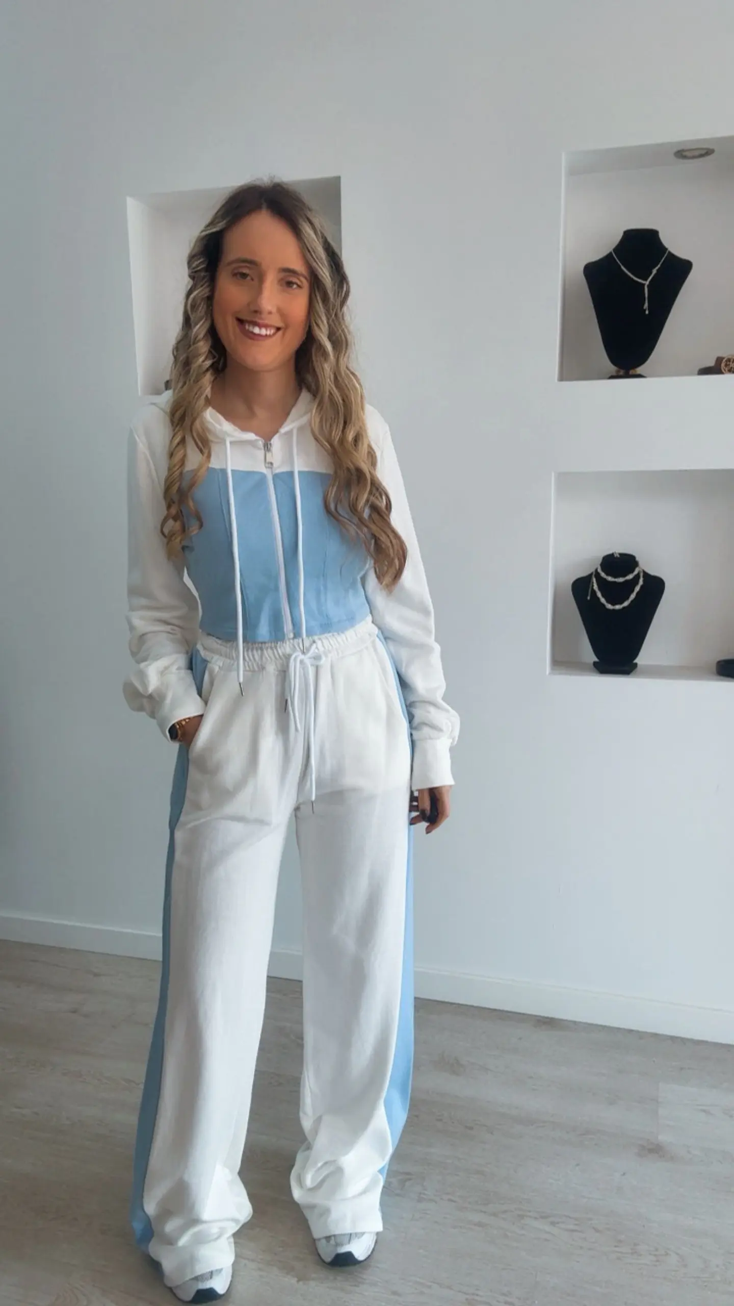 Fato de treino com casaco curto - TU 7