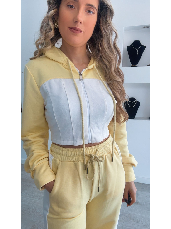 Fato de treino com casaco curto - TU 4