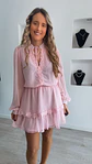 Vestido rosa com renda e folhos - Vorschaubild 5