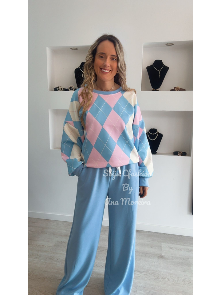 Fato de treino de losangos - TU 3