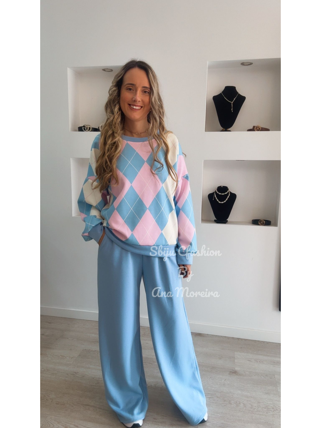 Fato de treino de losangos - TU 1