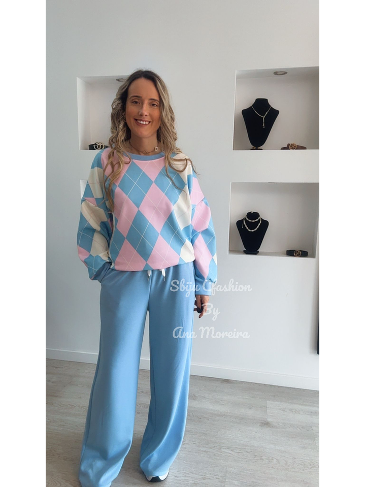 Fato de treino de losangos - TU 2