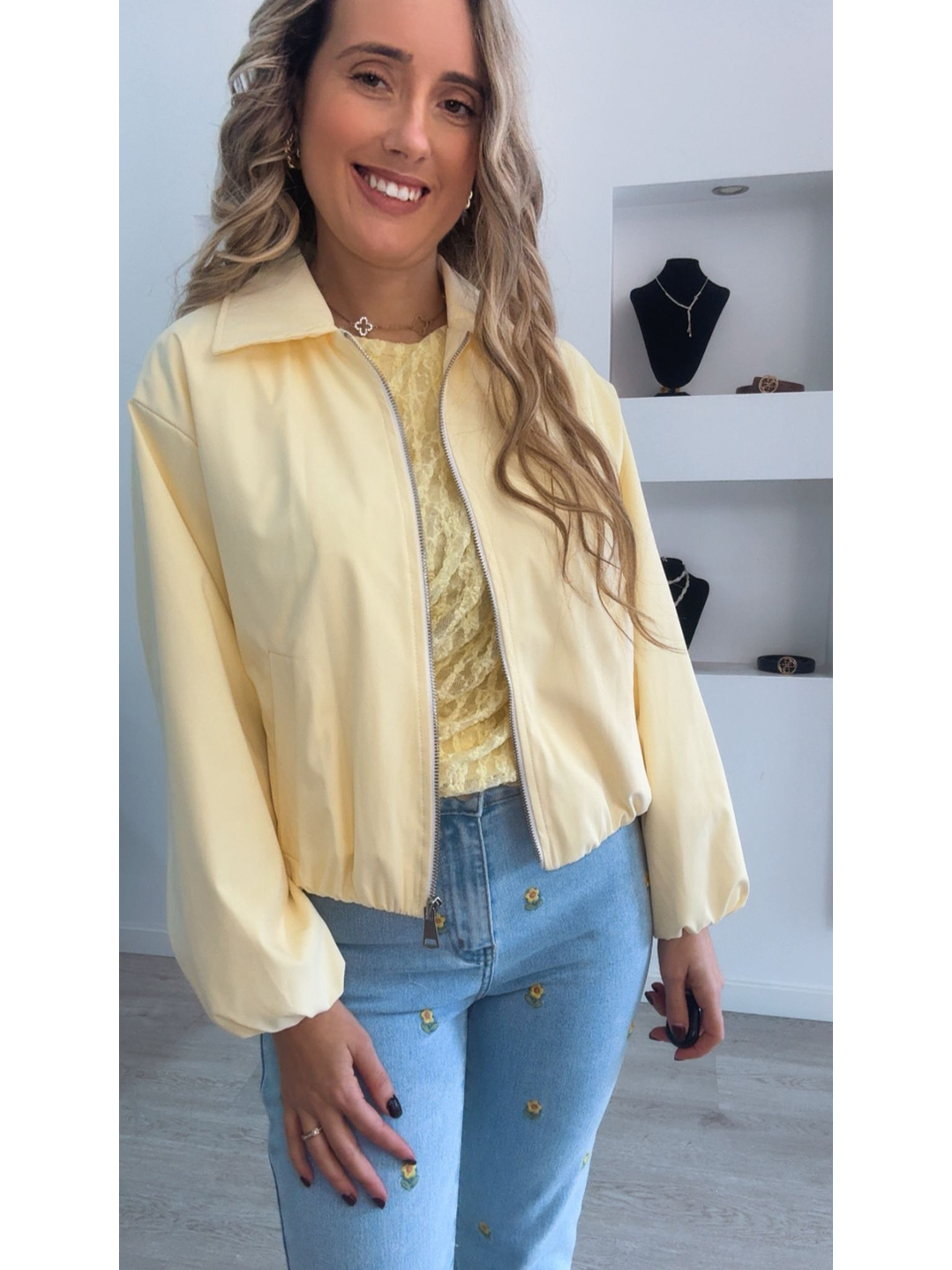 Casaco com elástico na cinta - TU 3