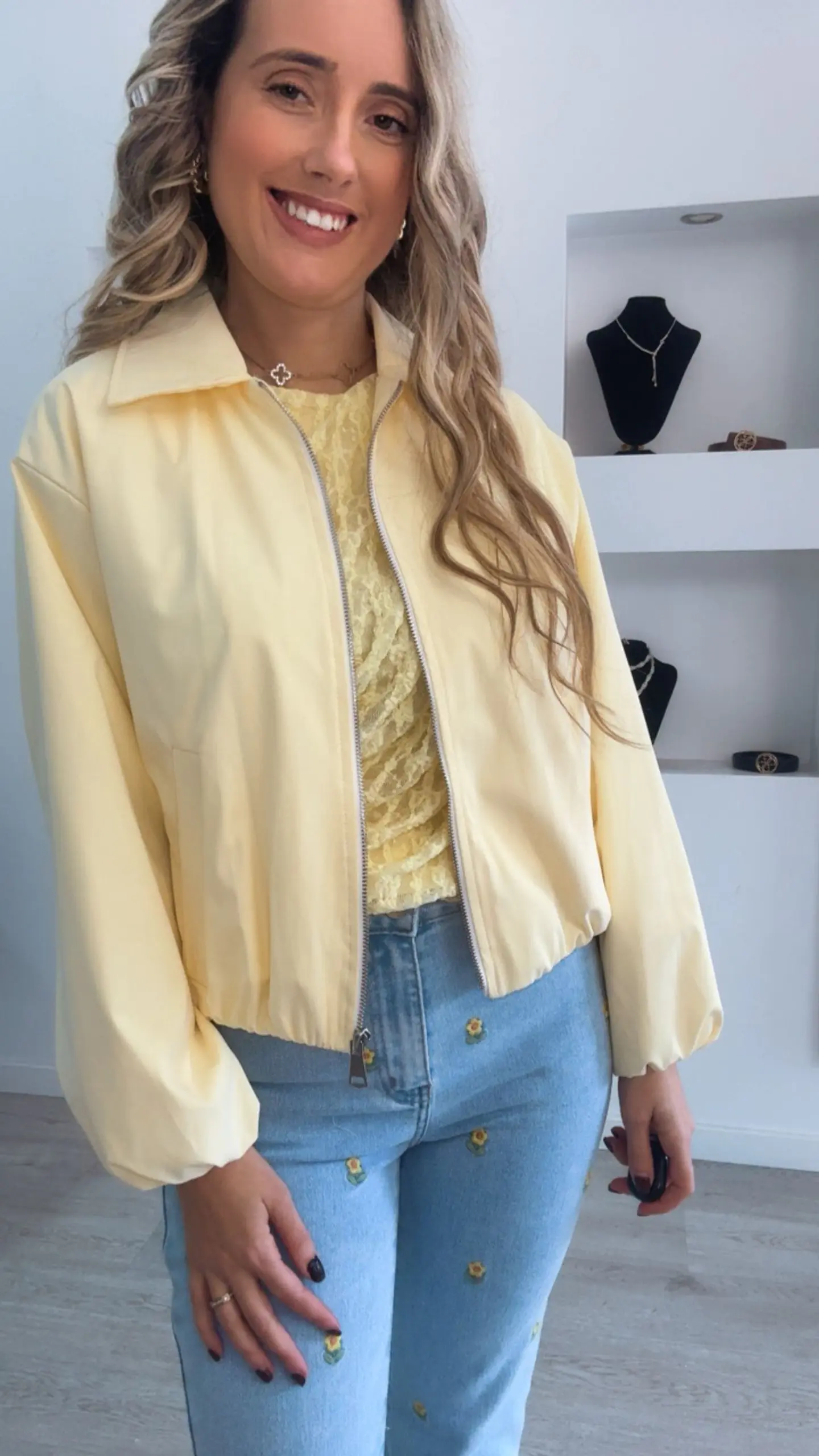 Casaco com elástico na cinta - TU 3