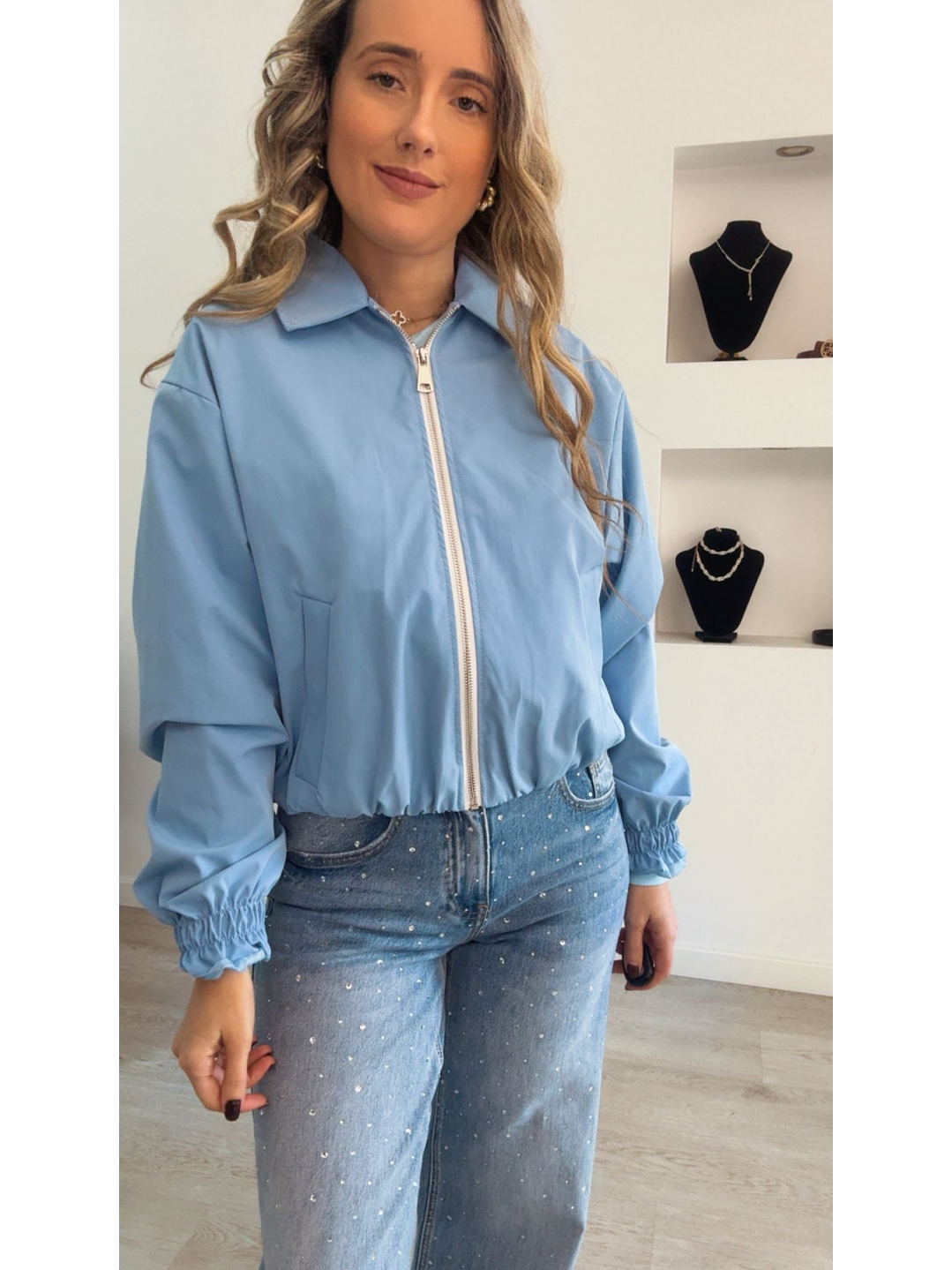 Casaco com elástico na cinta - TU 7