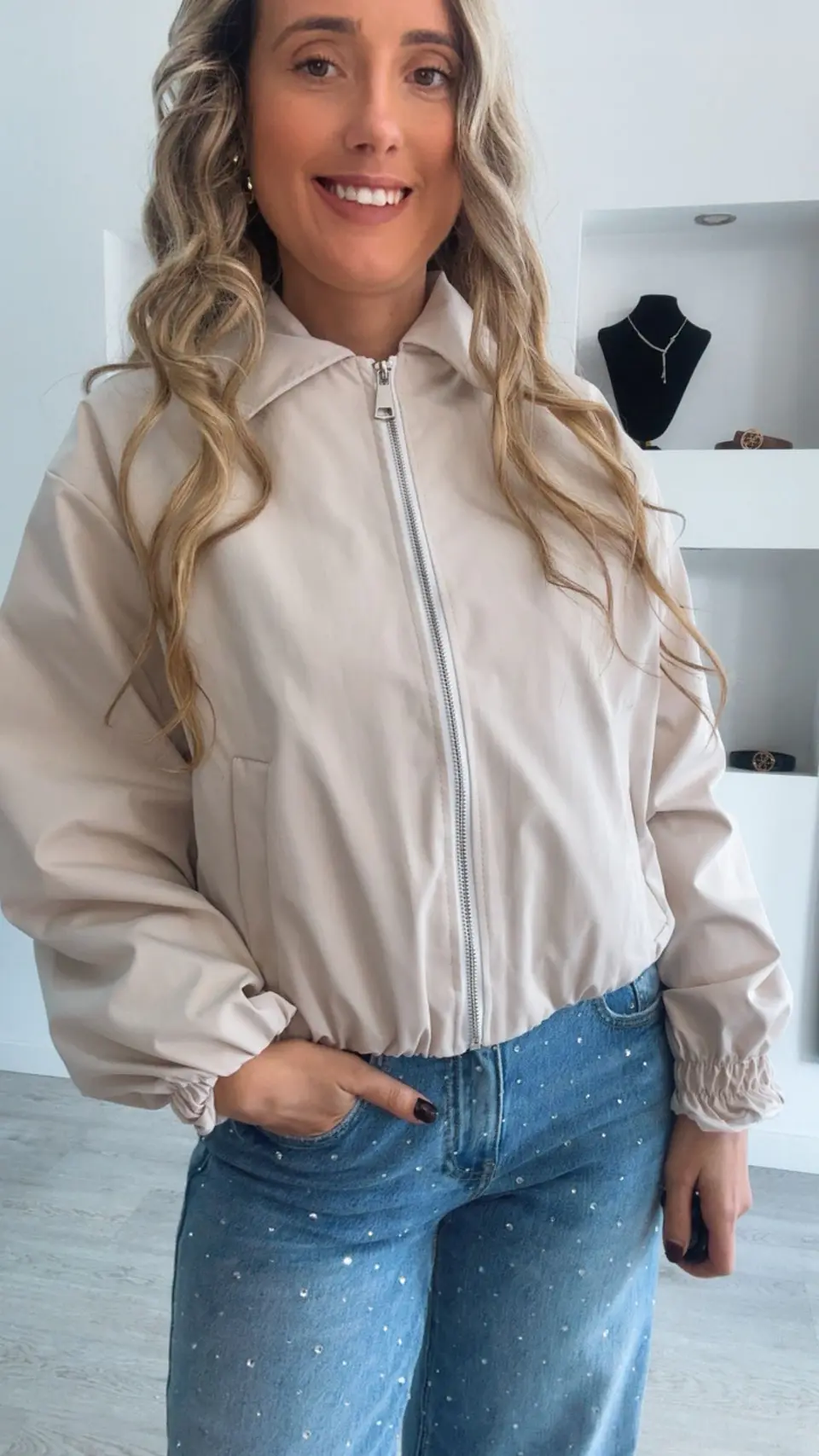 Casaco com elástico na cinta - TU 11