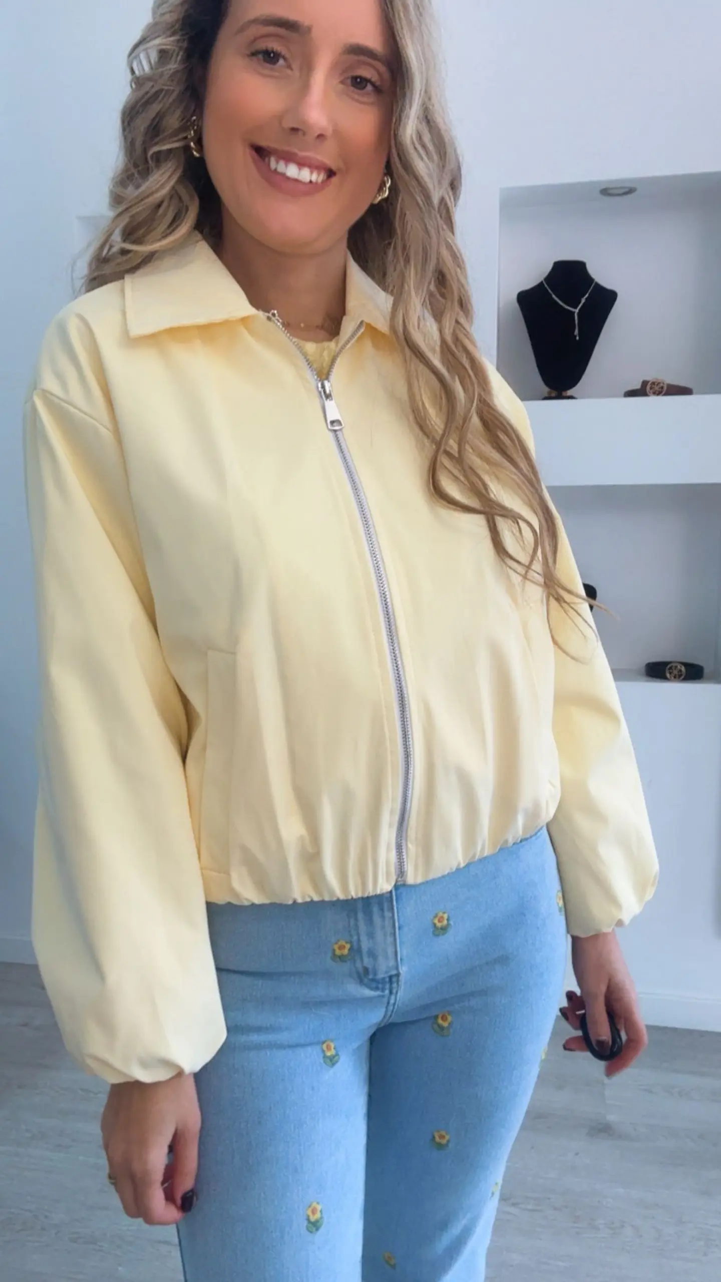 Casaco com elástico na cinta - TU 5