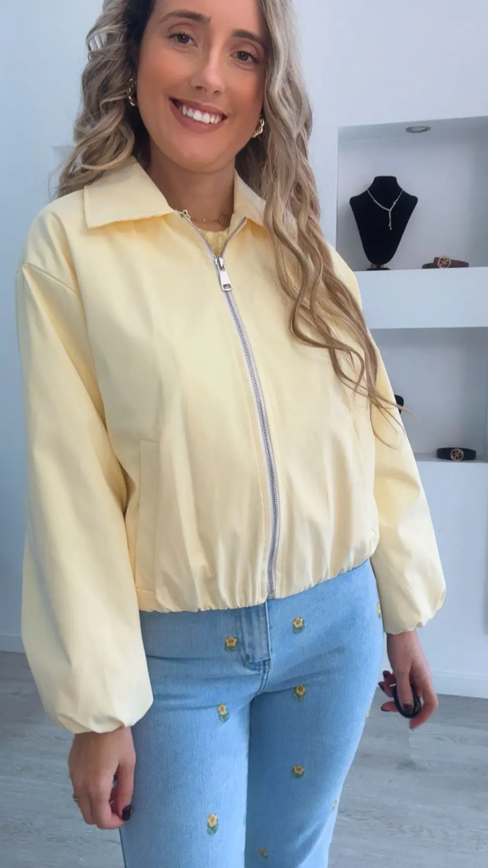 Casaco com elástico na cinta - TU 5