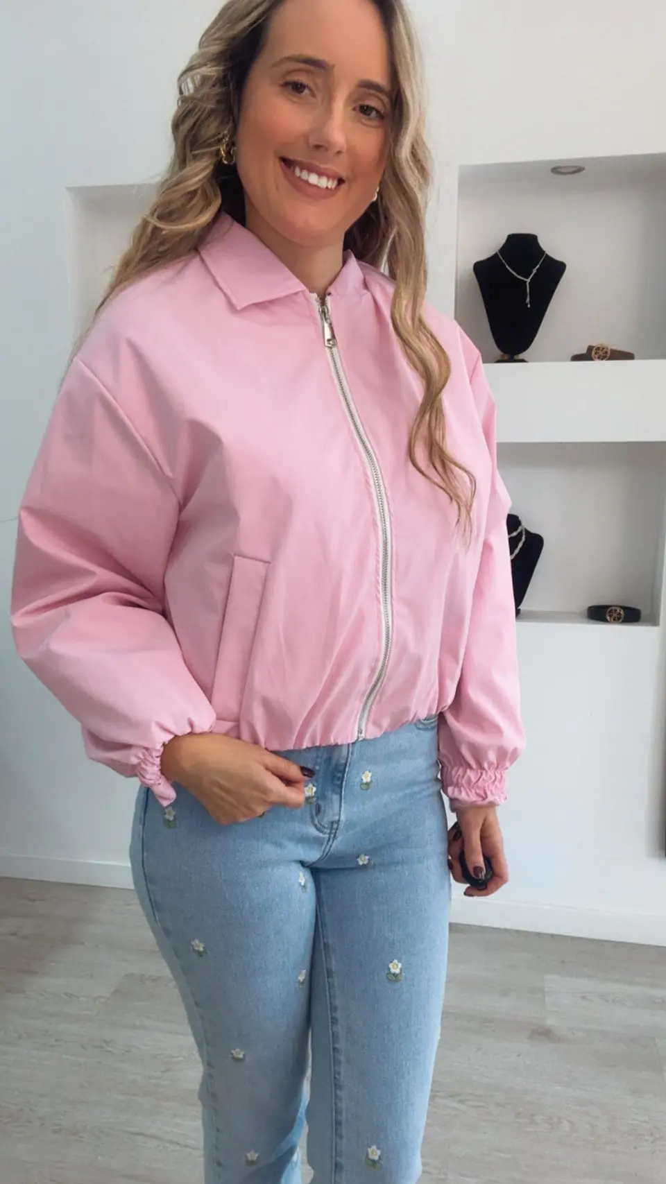 Casaco com elástico na cinta - TU 1