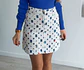 Saia com detalhes quadrados azuis - thumbnail 4