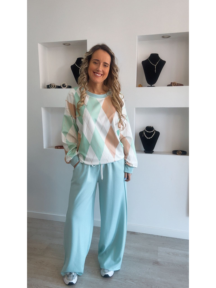 Fato de treino de losangos - TU 15