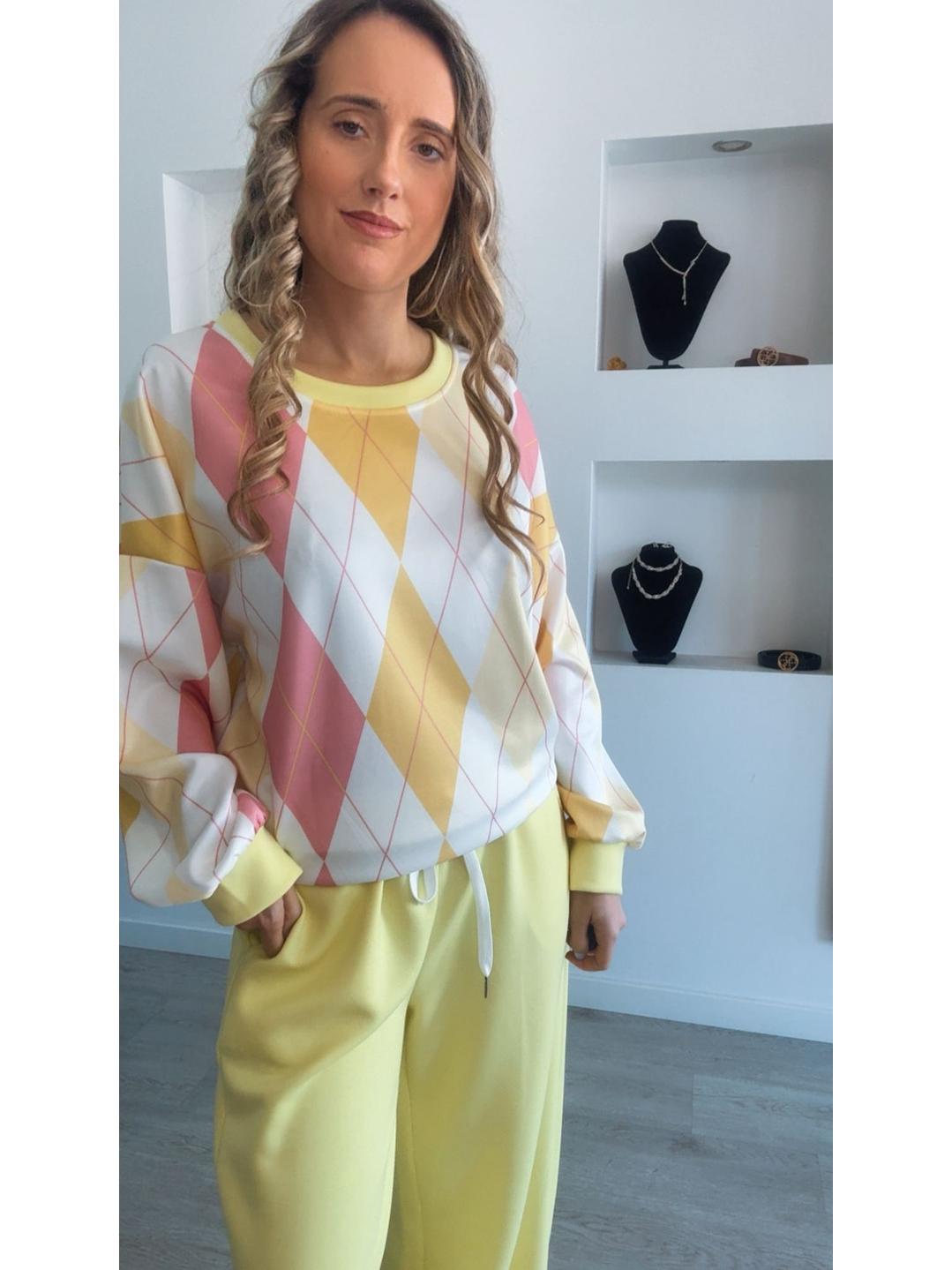 Fato de treino de losangos - TU 16