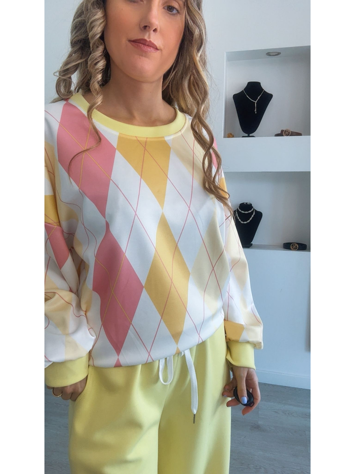 Fato de treino de losangos - TU 18