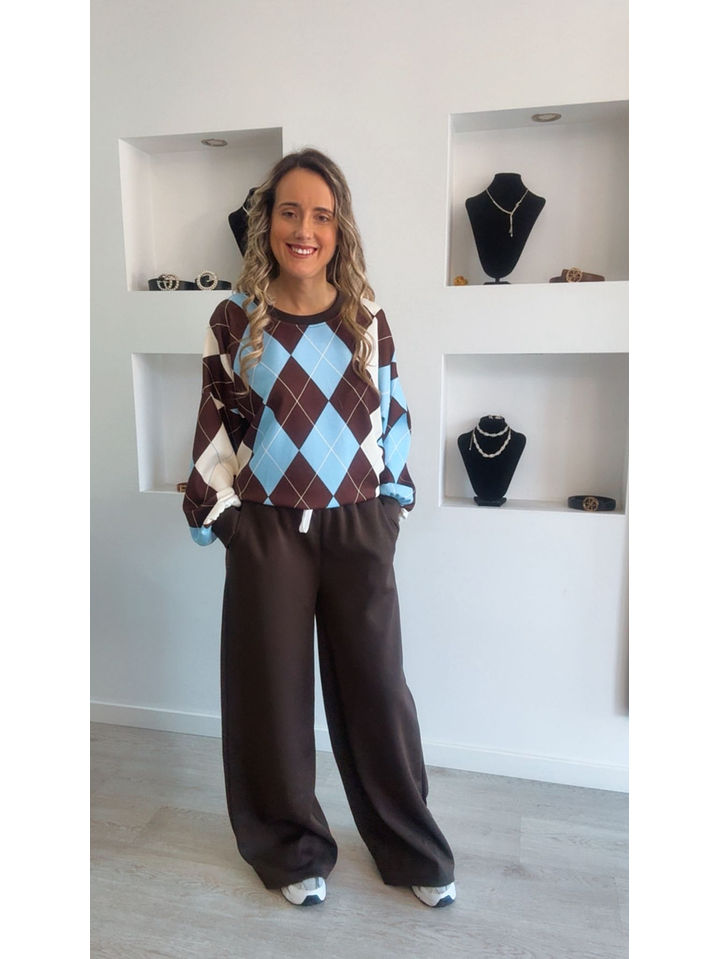 Fato de treino de losangos - TU 6