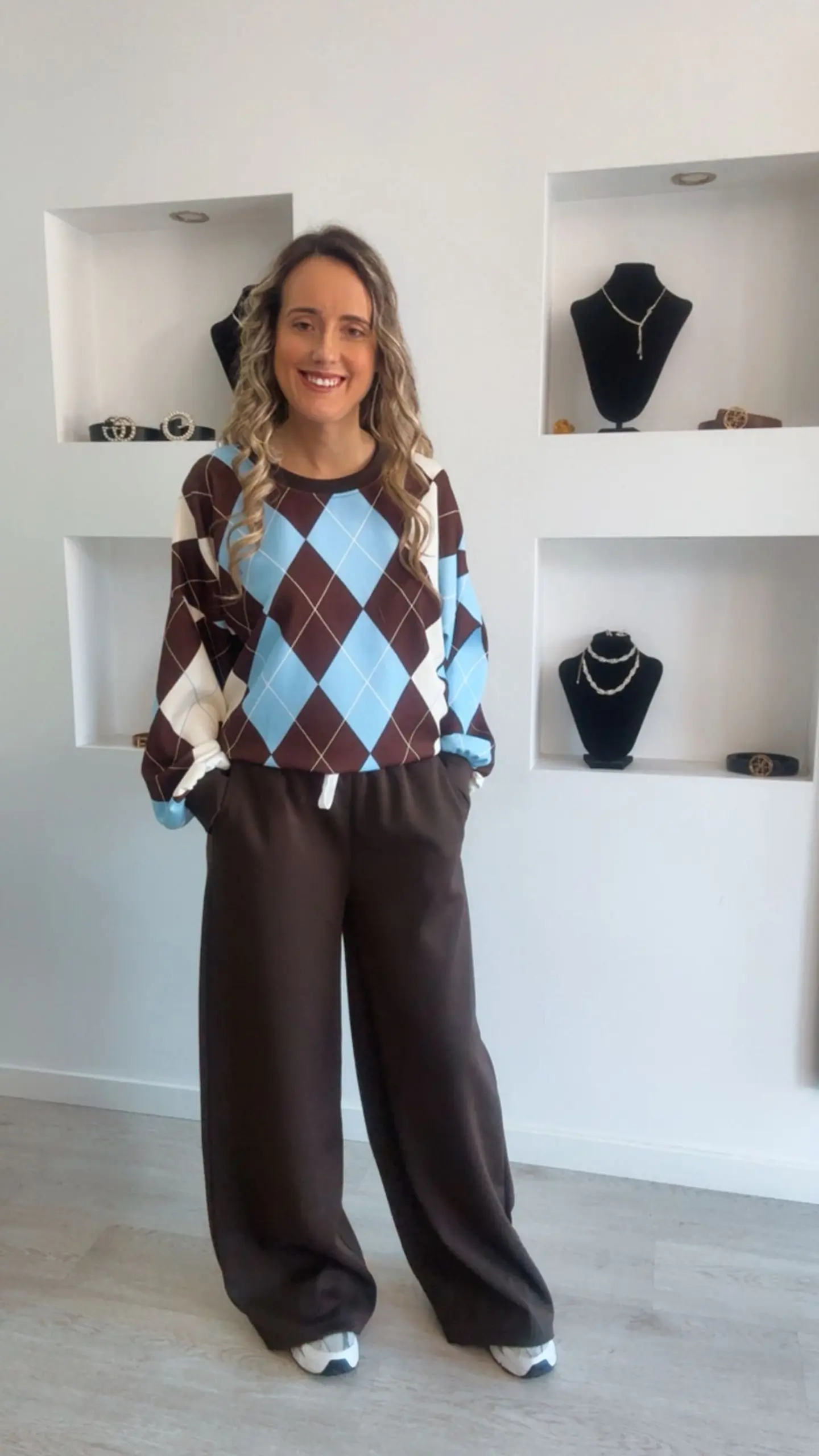 Fato de treino de losangos - TU 3