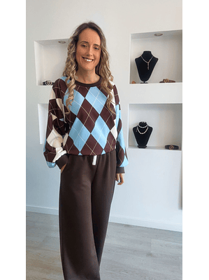 Fato de treino de losangos - TU