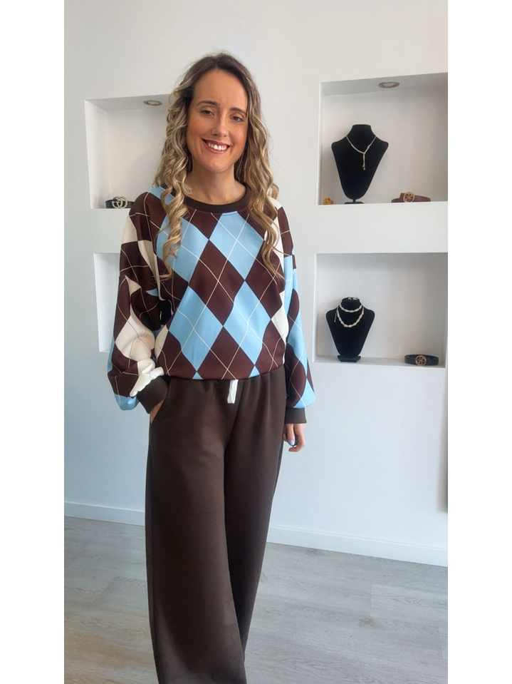 Fato de treino de losangos - TU 5