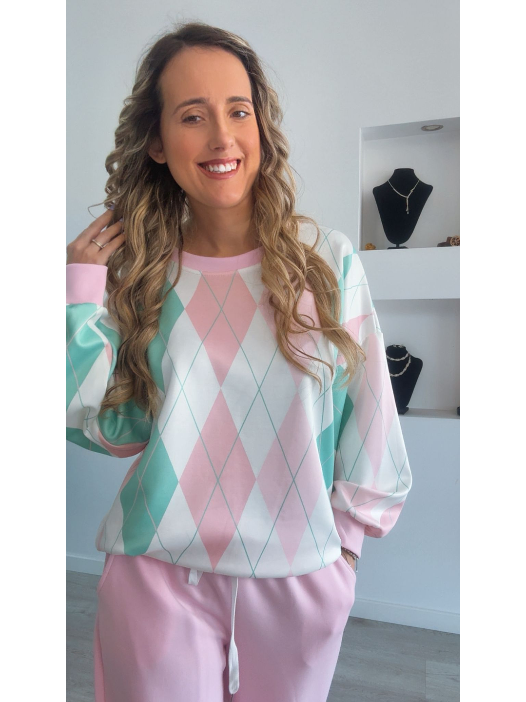 Fato de treino de losangos - TU 9