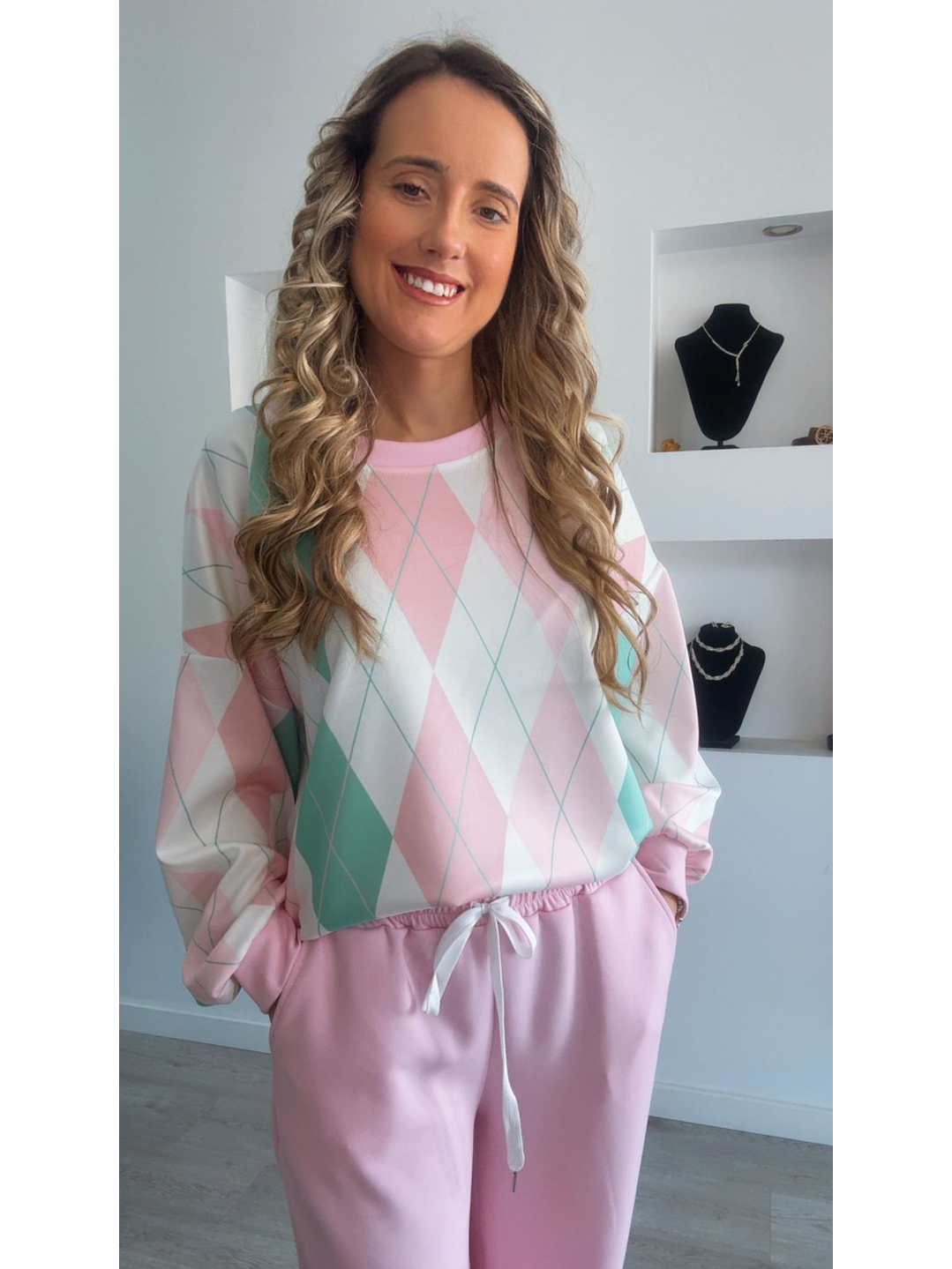 Fato de treino de losangos - TU 8