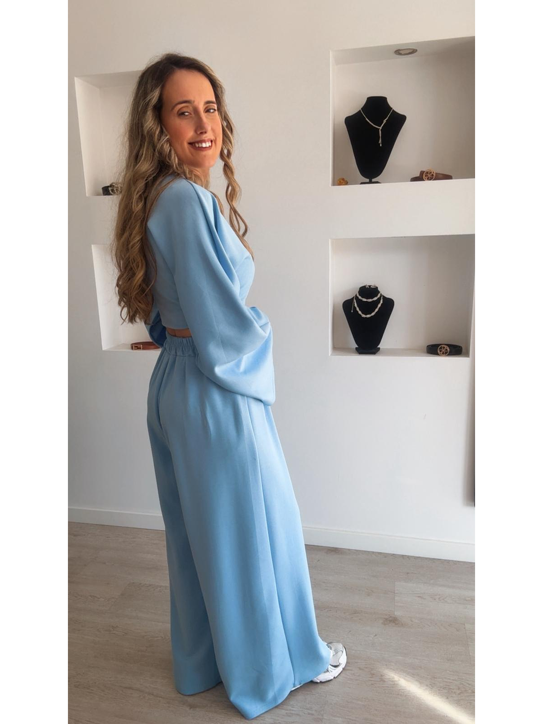 Conjunto com calça larga e camisola de manga larga - TU 2