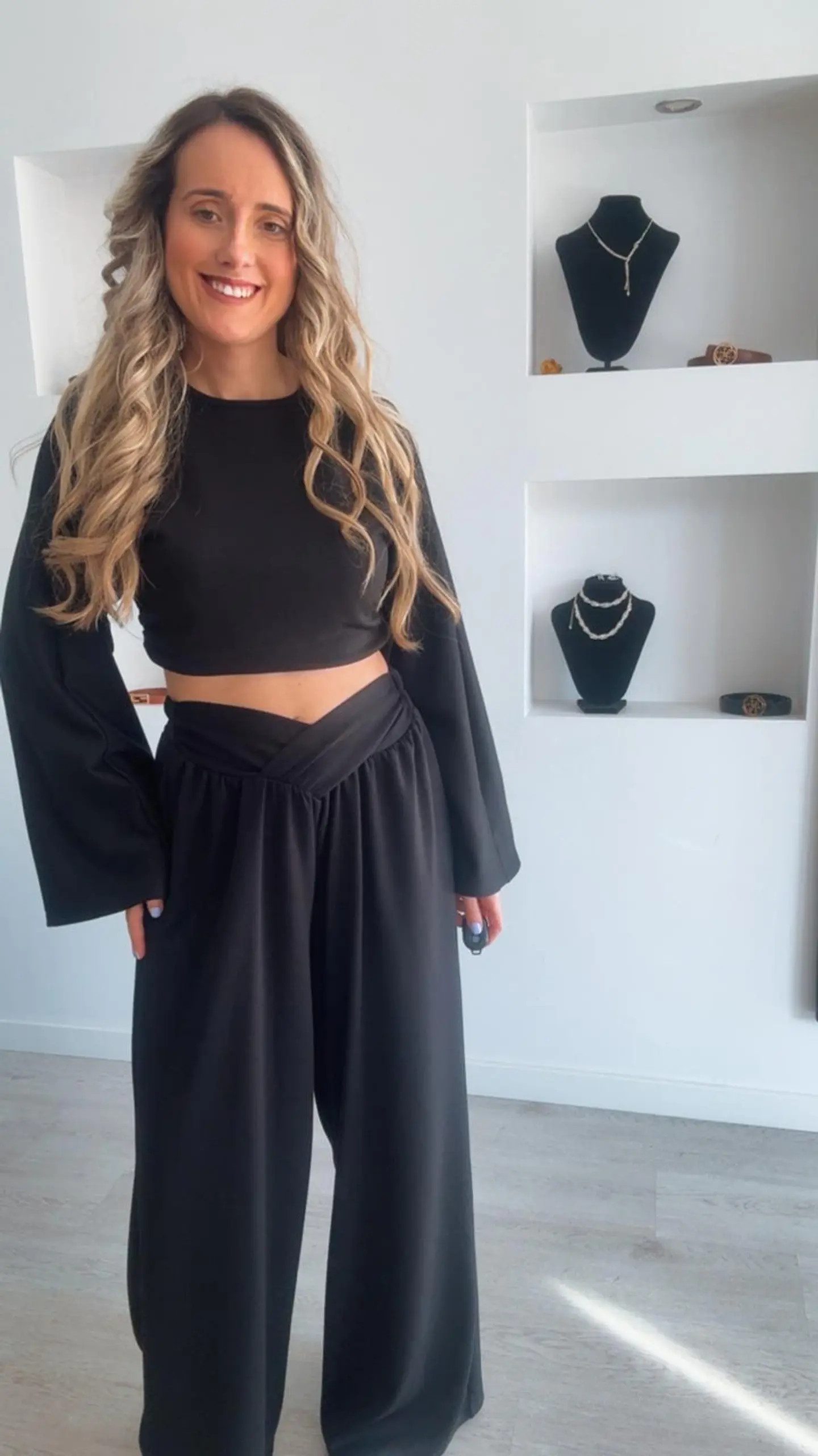 Conjunto com calça larga e camisola de manga larga - TU 14