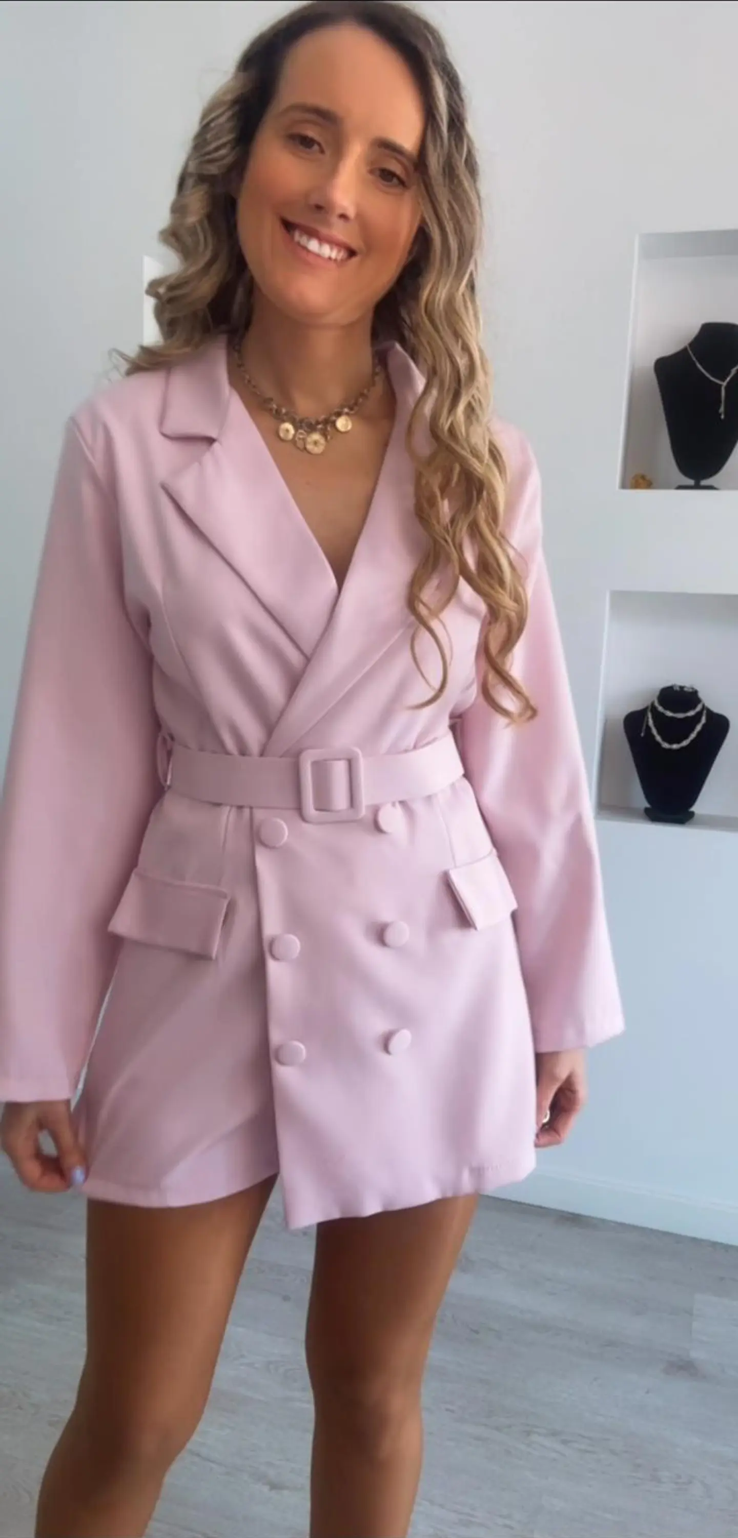 Macacão de calção com cinto - TU 13