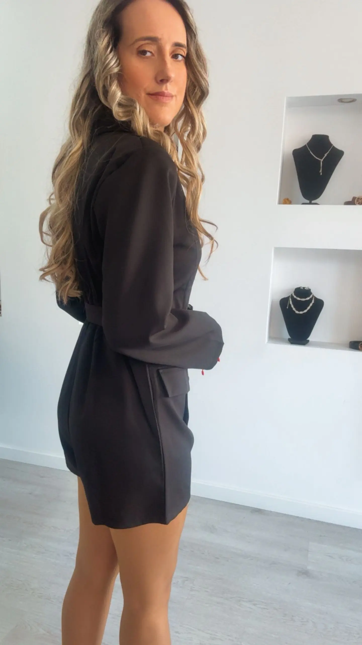 Macacão de calção com cinto - TU 9