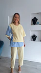 Conjunto calça e blusa com detalhes em camisa - TU - vignette 7