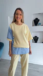 Conjunto calça e blusa com detalhes em camisa - TU - vignette 10
