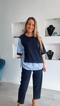 Conjunto calça e blusa com detalhes em camisa - TU - vignette 11