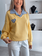 Camisola com camisa incluída e coração - TU - vignette 1