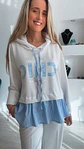 Camisola com capuz e camisa incluída - TU - Thumbnail 1
