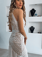 Vestido comprido com detalhes em renda - Vorschaubild 2