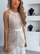 Vestido comprido com detalhes em renda - Vorschaubild 9